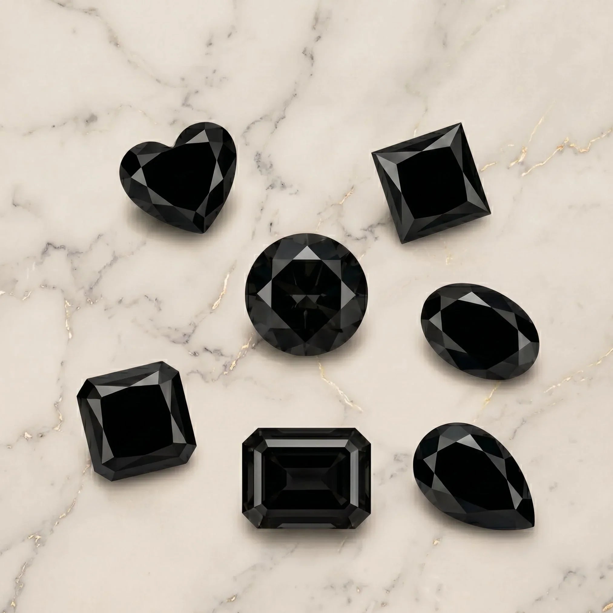 Types of Black Diamonds (Natural Black Diamond vs Enhanced Black 