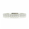 0.50 Carat Round Cut Channel Setting Diamond Eternity Ring In White Gold 