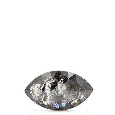 0.48 Carat Marquise Cut Salt and Pepper Diamond