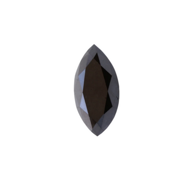 1 Carat Marquise Cut Black Diamond