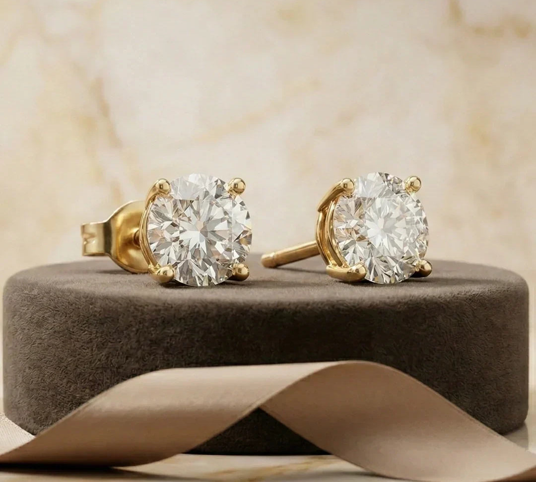 Lab Grown Diamond Stud Earrings