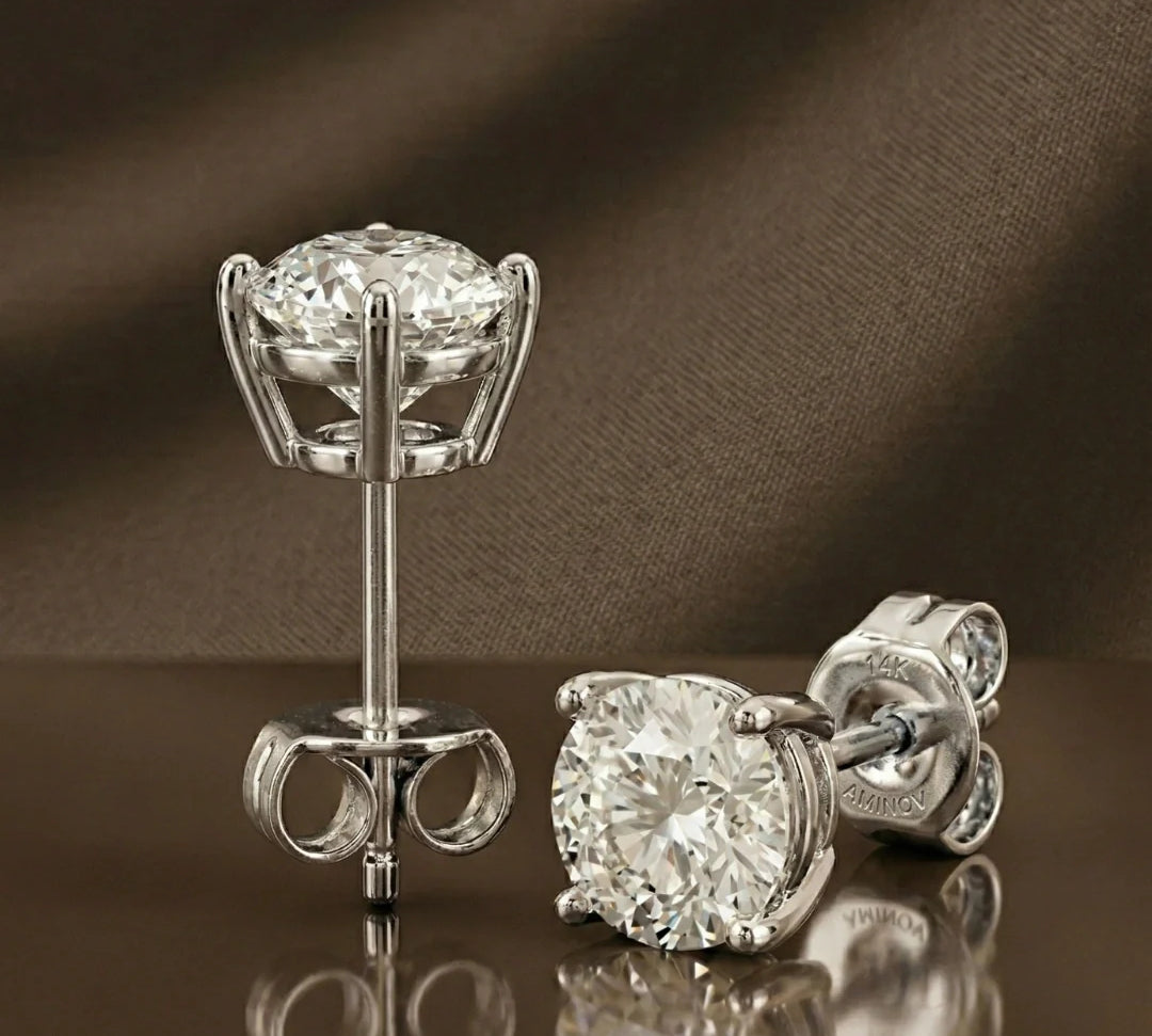 Lab Grown Diamond Stud Earrings