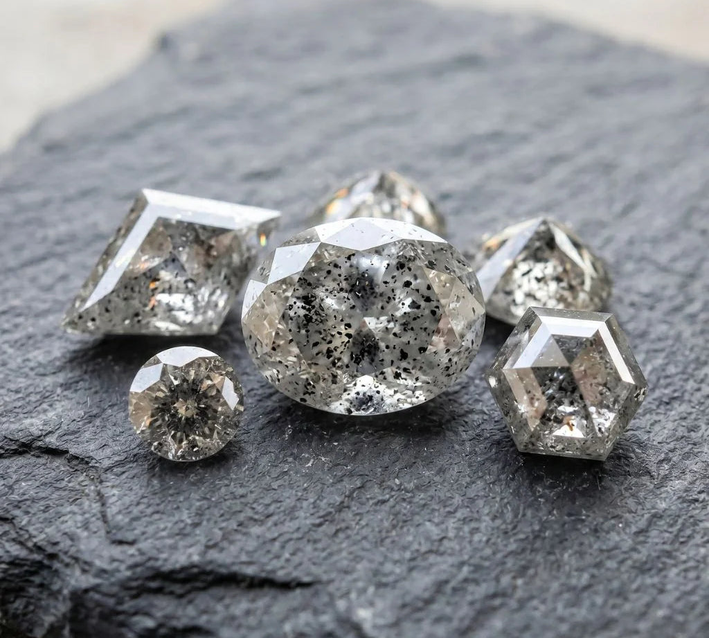 Best Cuts And Shapes For Salt And Pepper Diamond Jewelry