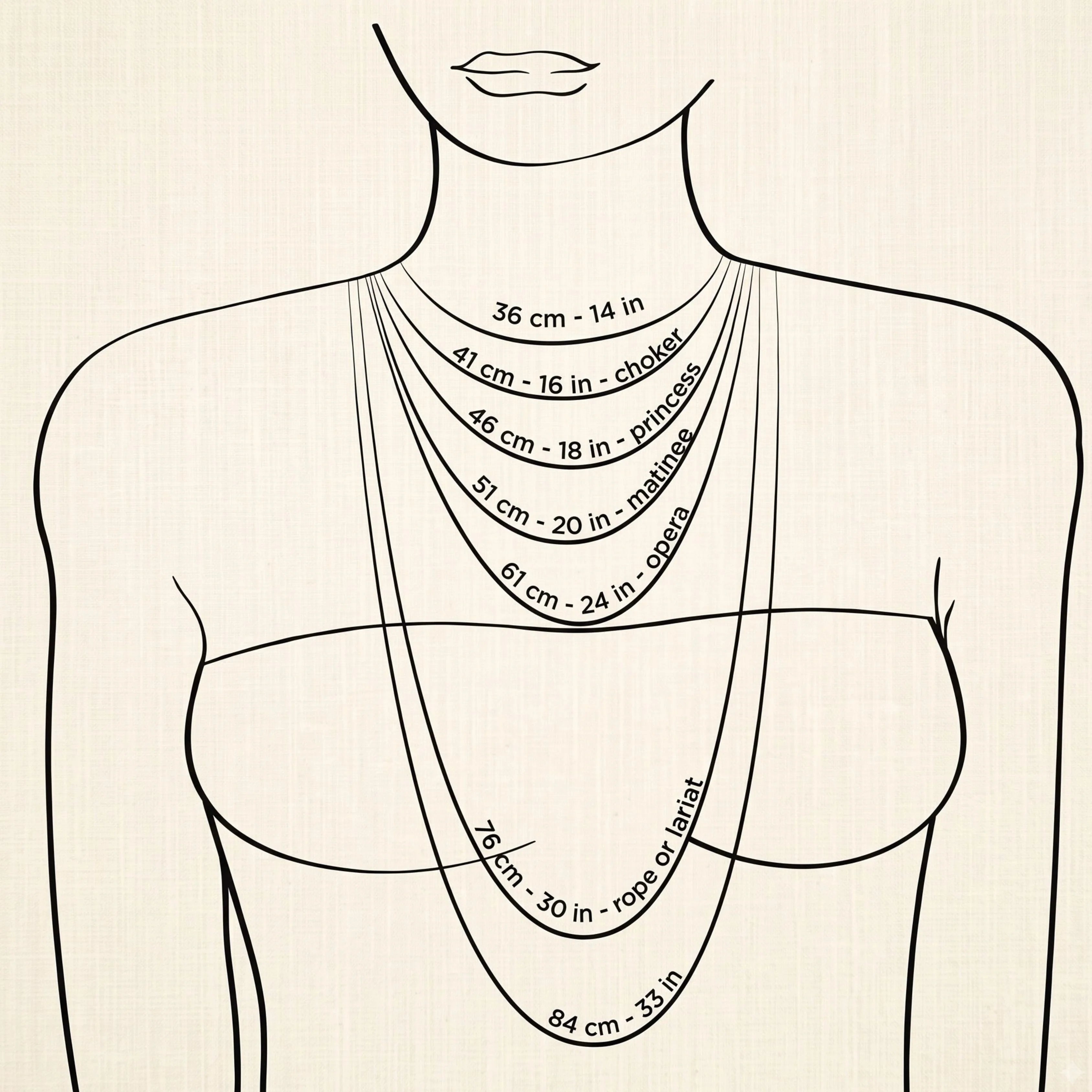 Diamond Beads Necklace Size Guide Know The Basic Things Before Purchase
