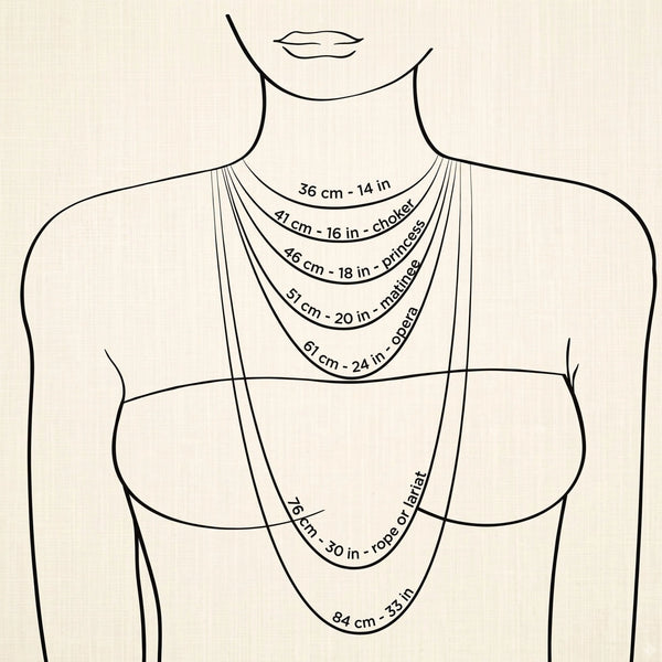 Diamond Beads Necklace Size Guide Know The Basic Things Before Purchase