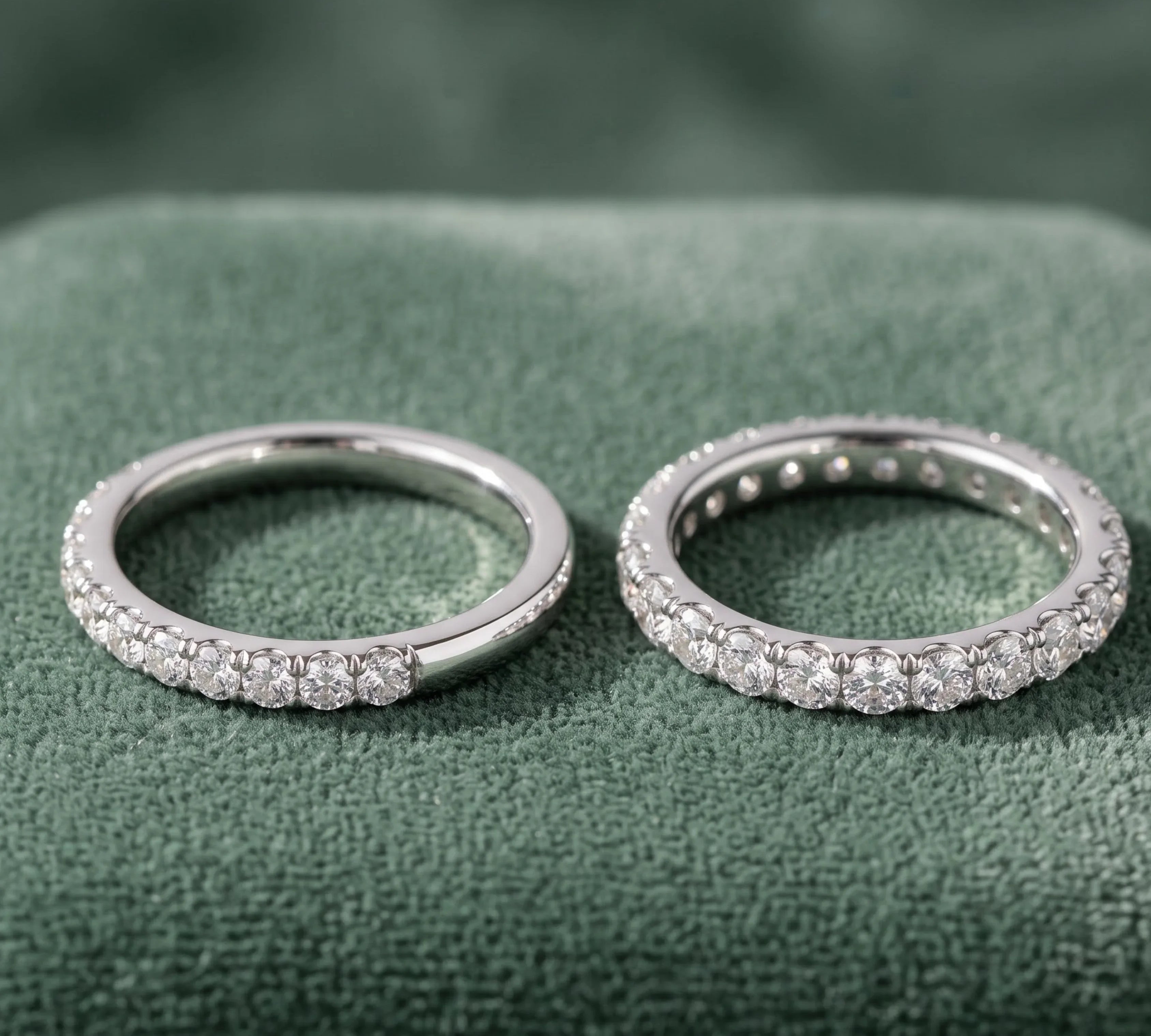 Half Eternity Vs Full Eternity Wedding Bands