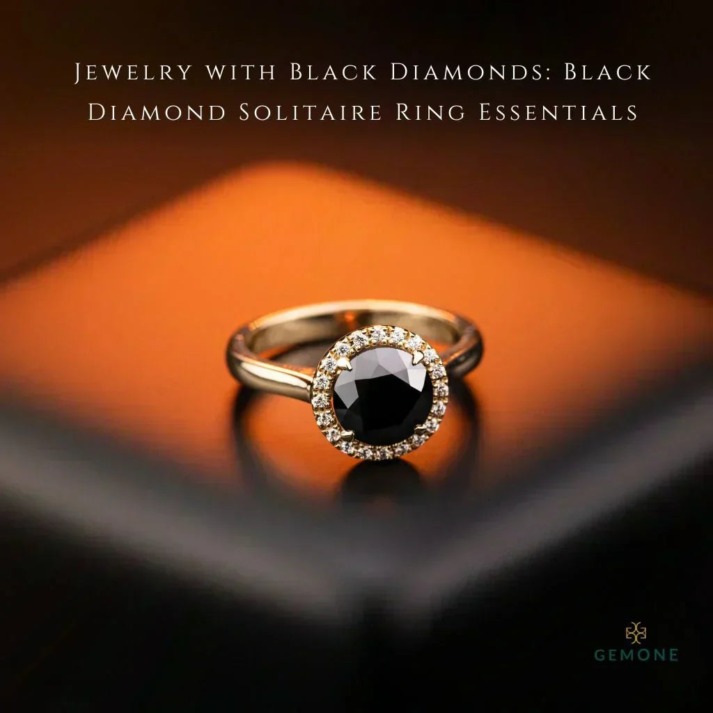 Jewelry With Black Diamonds. Black Diamond Solitaire Ring Essentials