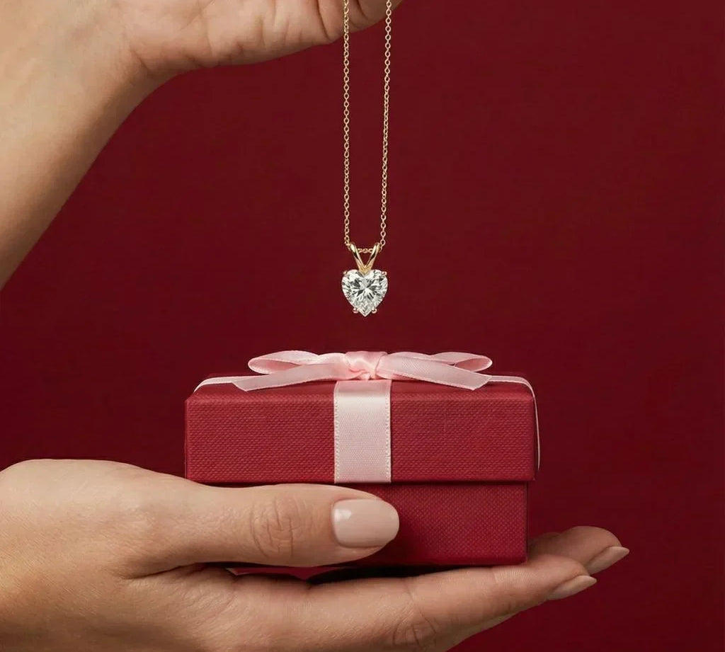 Lab Grown Diamond Pendant Styles: Heart and Teardrop for Her Closet