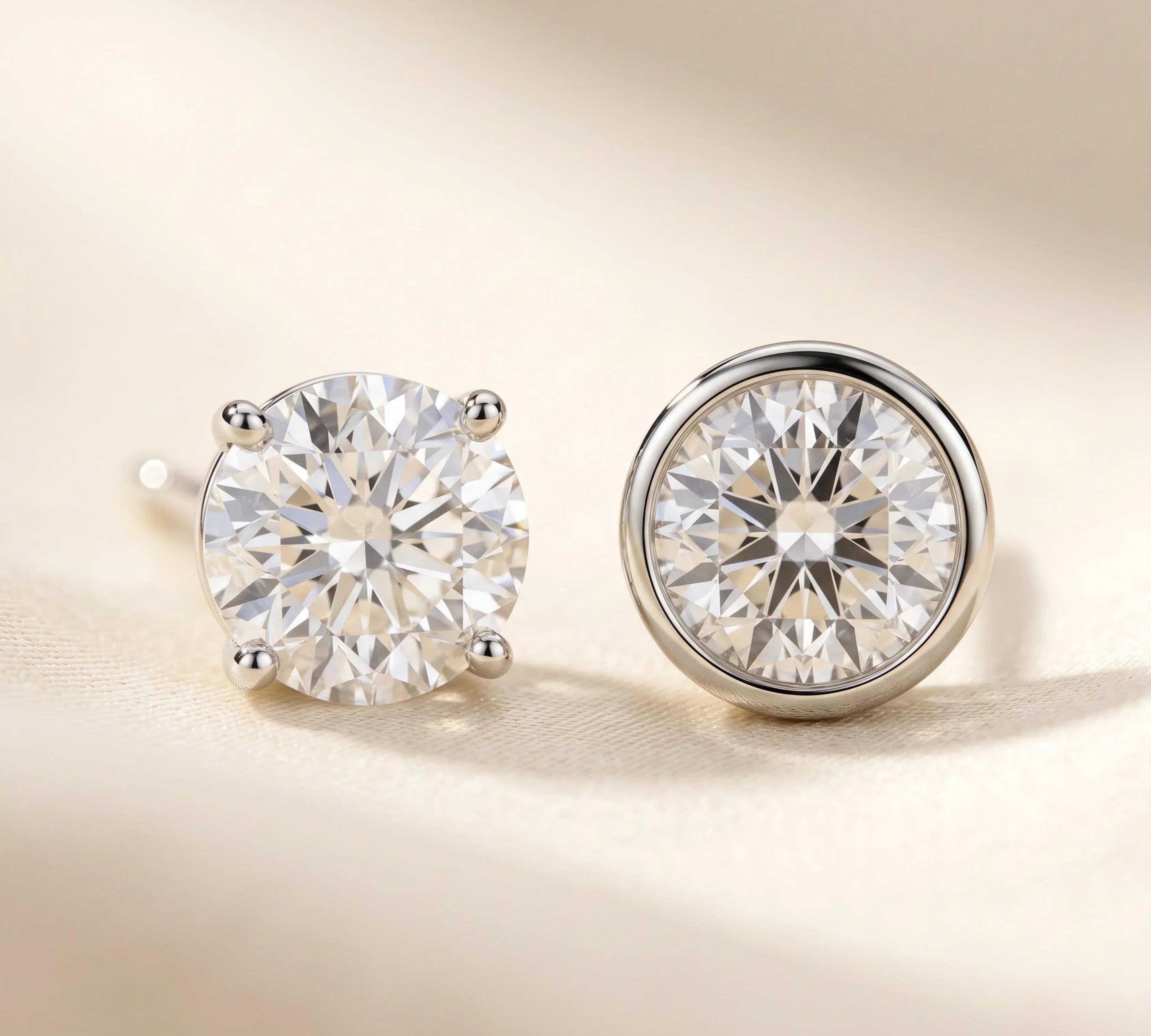 Prong vs. Bezel Set Stud Earrings: Pros, Cons & Which Lasts Longer? 