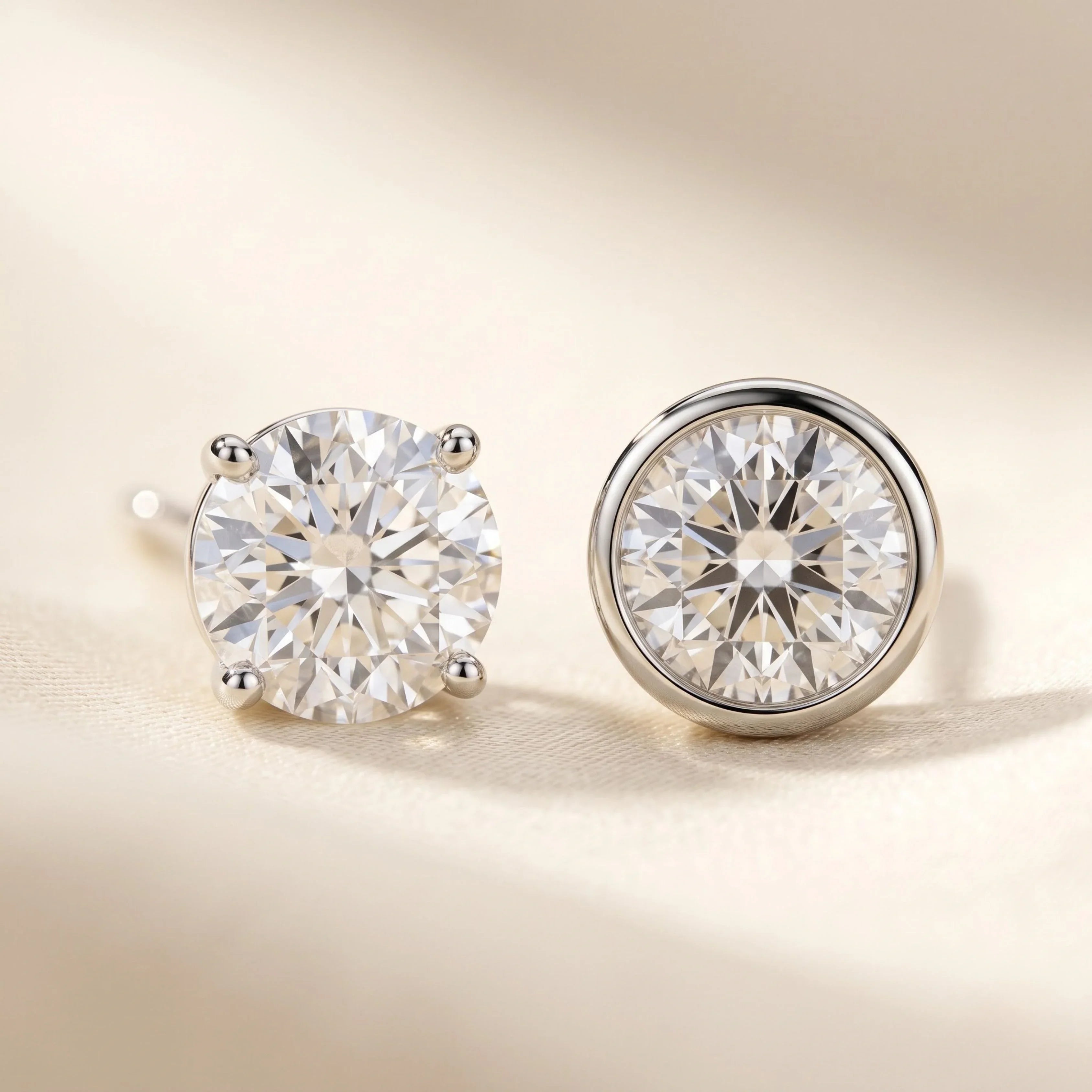 Prong vs. Bezel Set Stud Earrings: Pros, Cons & Which Lasts Longer? 