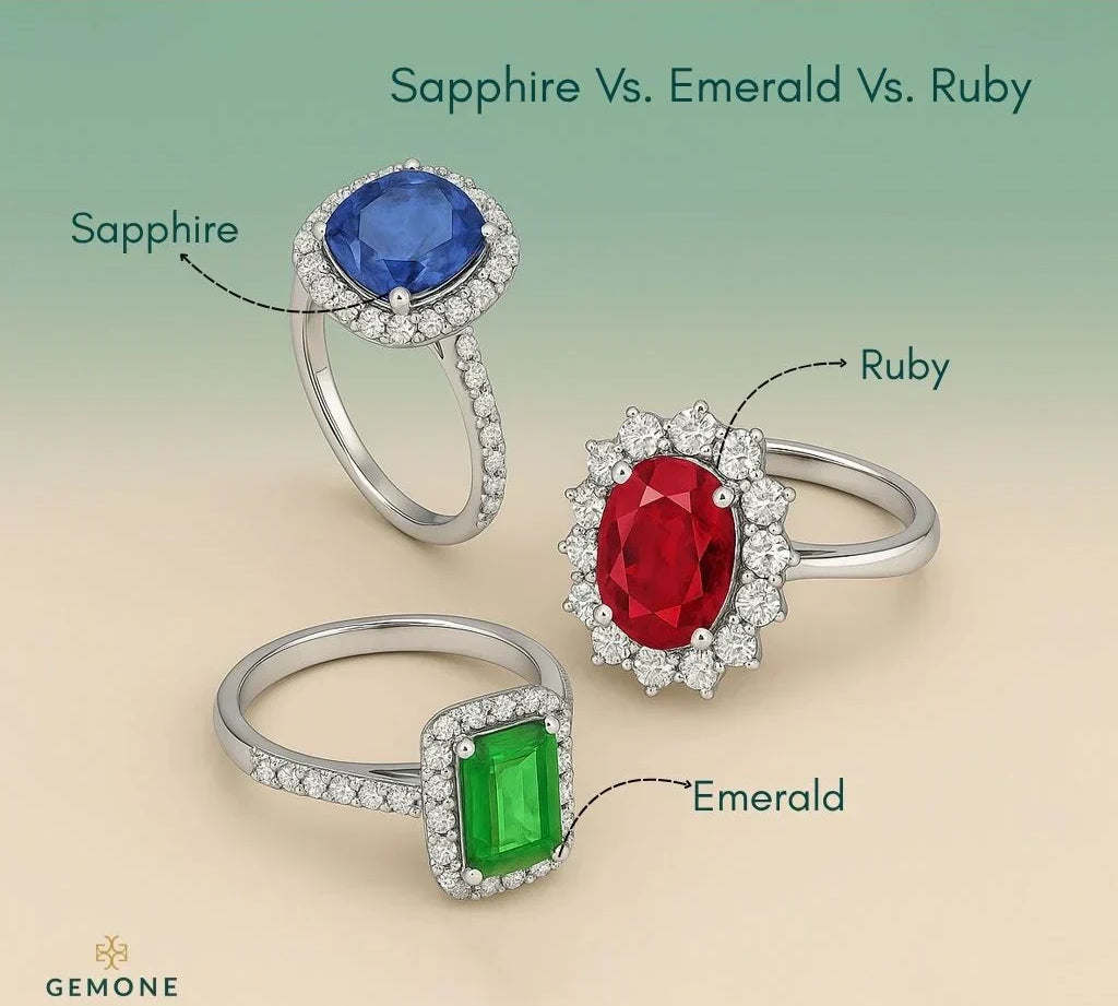 Sapphires Vs. Emerald Vs. Ruby: Choosing The Perfect Gemstone