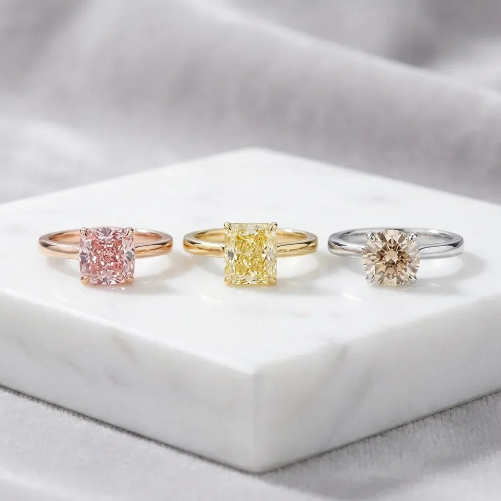 Colored Diamond Ring 
