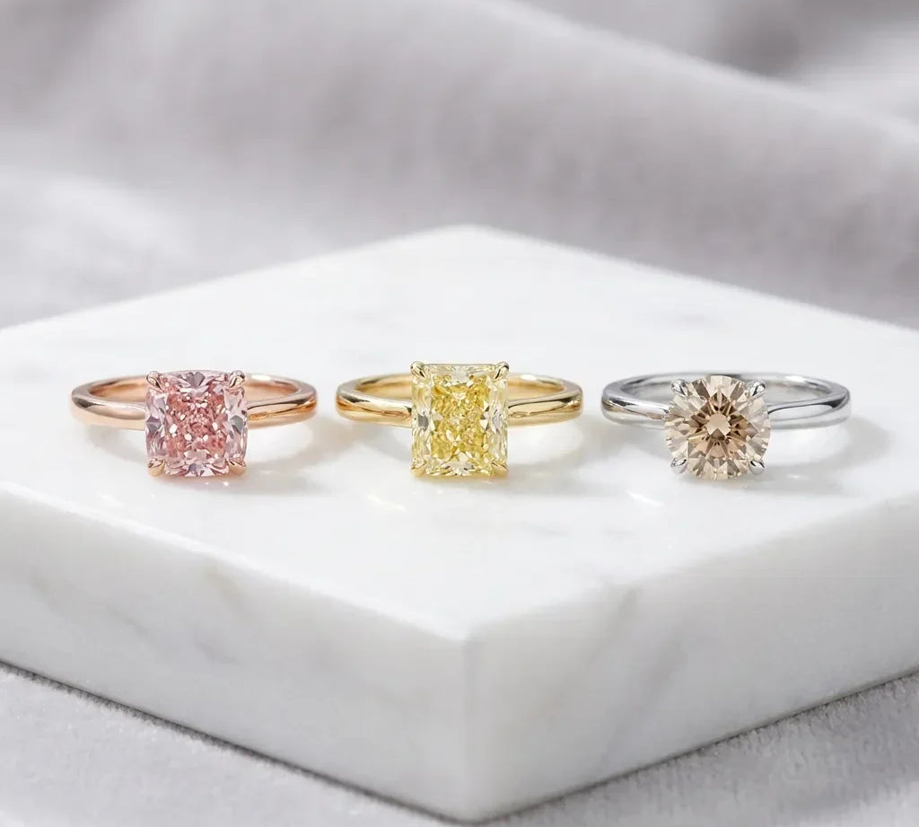 Colored Diamond Ring 