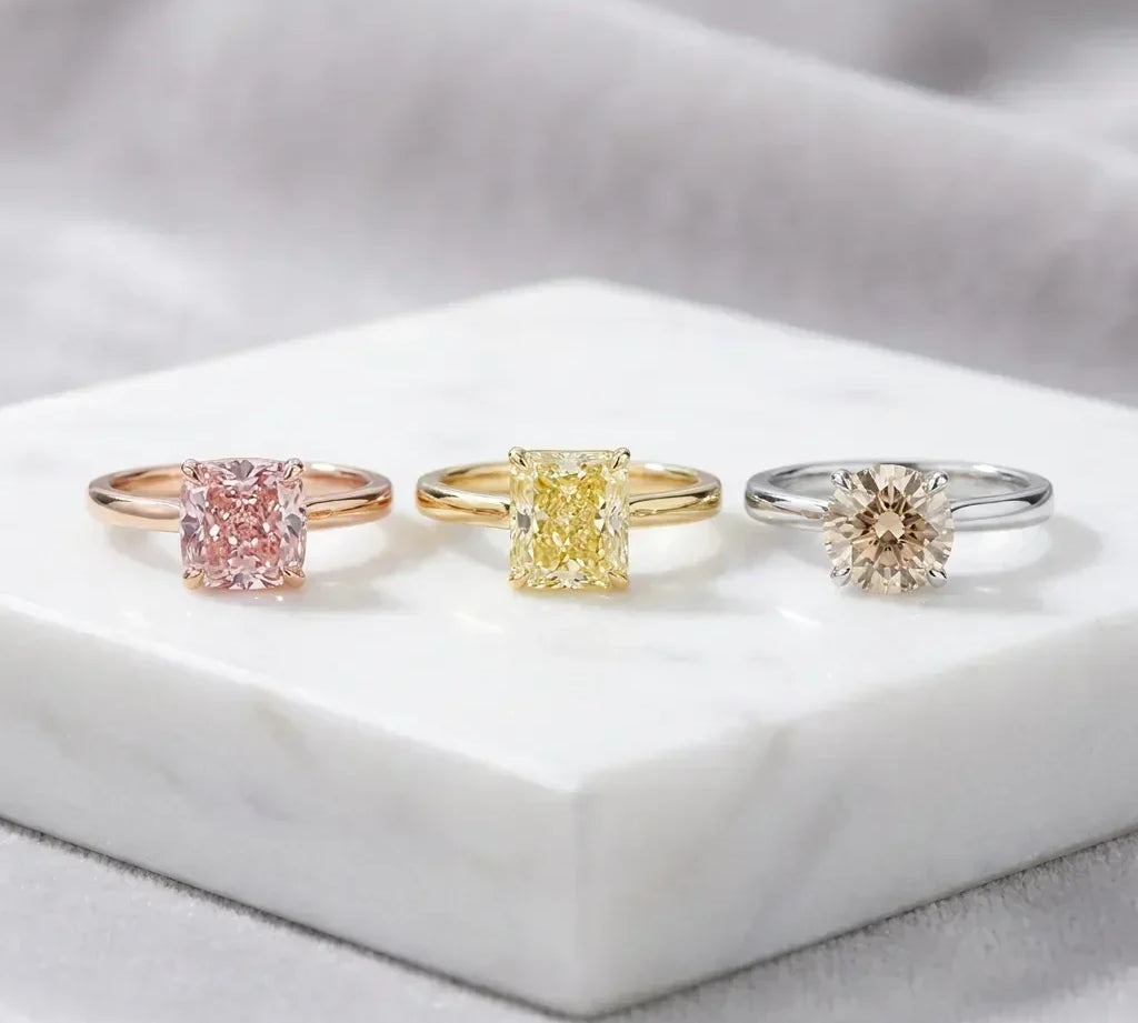 Colored Diamond Ring 