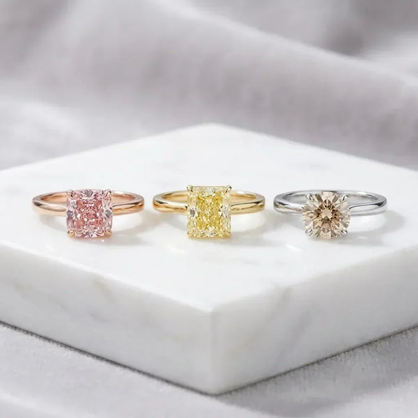 Colored Diamond Ring 