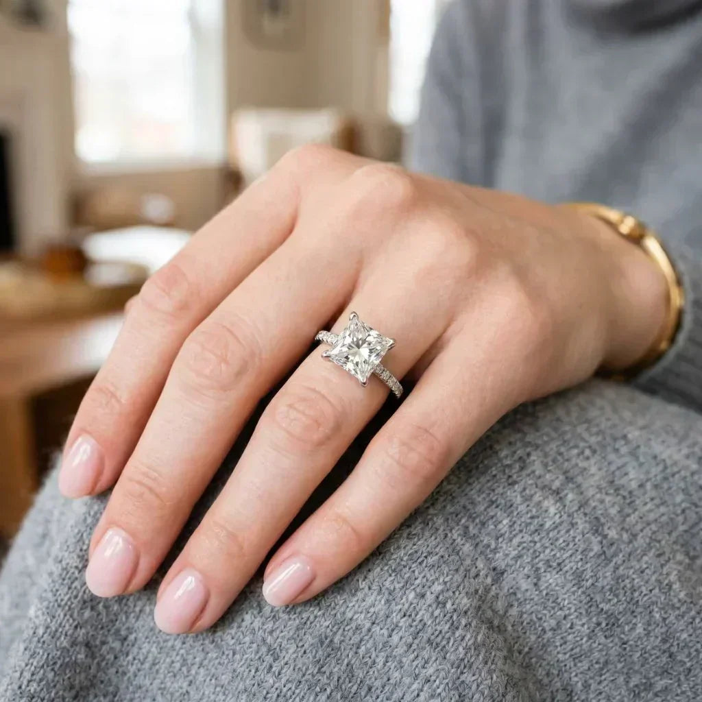 Stackable Princess Cut Bands for Casual Desk-to-Dinner Style – Gemone ...