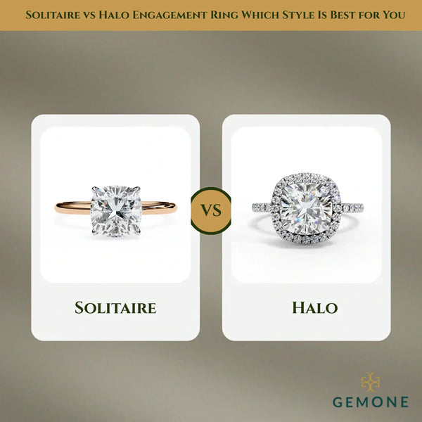 Solitaire vs Halo Engagement Ring: Which Style Is Best for You?