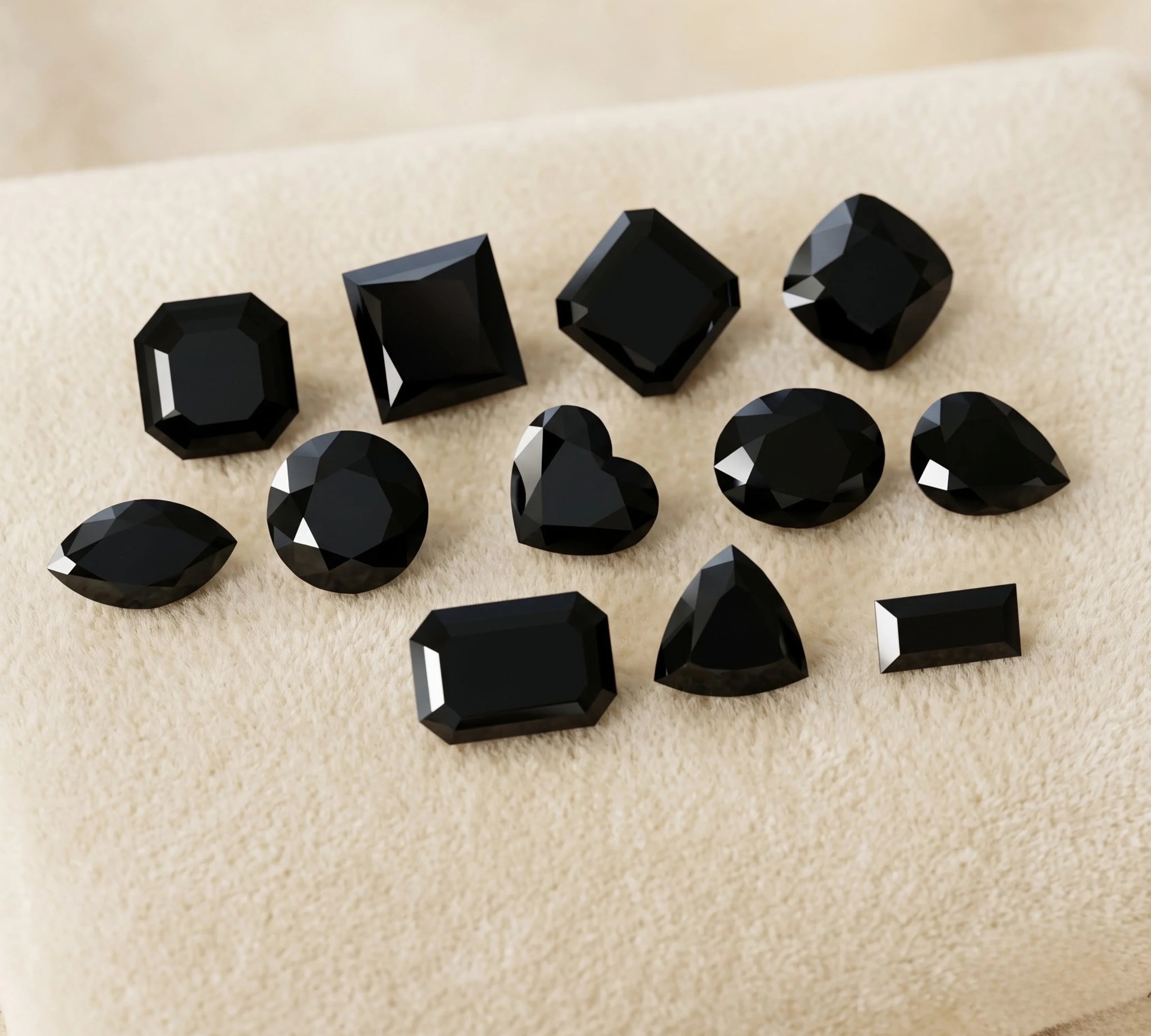 Natural Black Diamond instead of other Black Stones