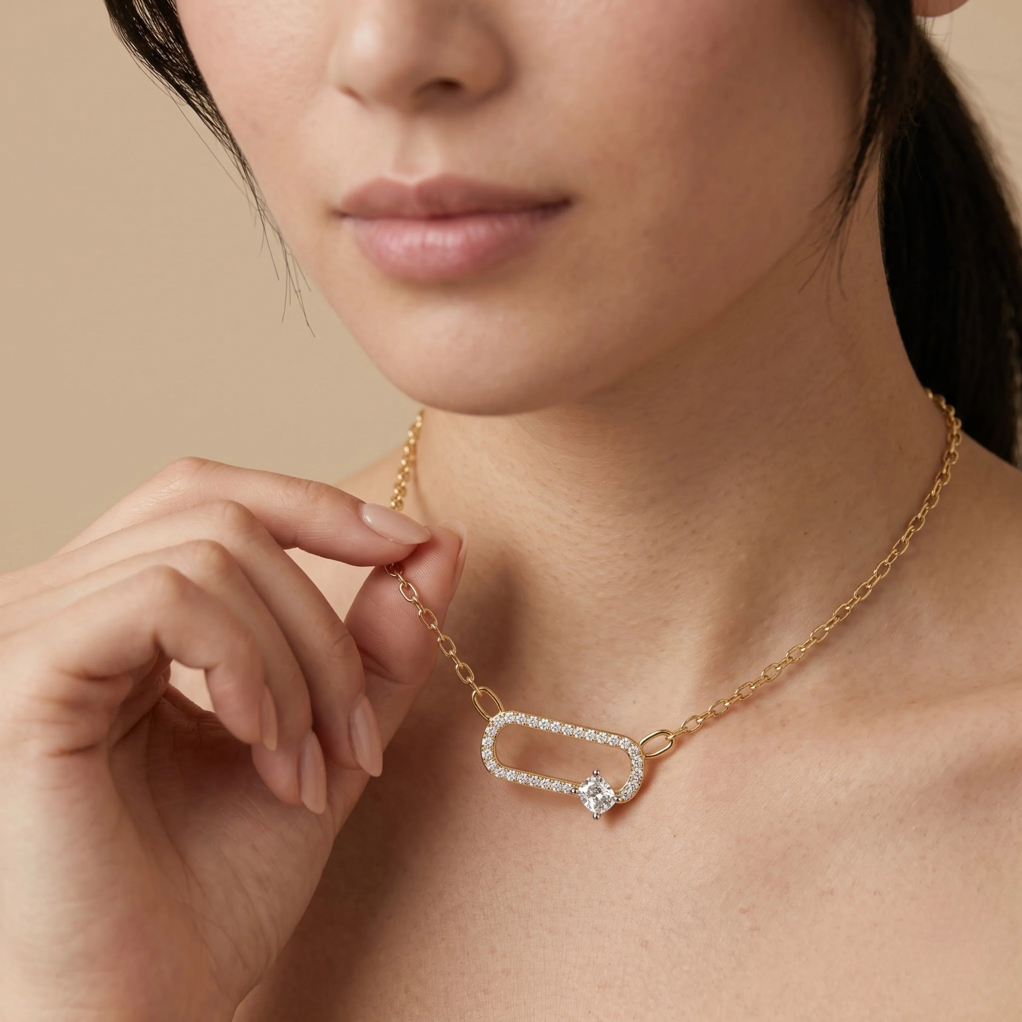 Lab-Grown Diamond Necklaces