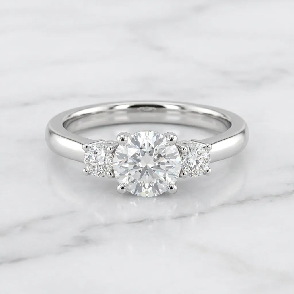 Three-Stone Diamond Ring