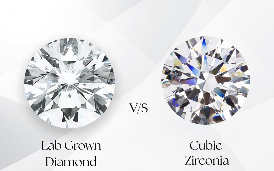 Lab Grown Diamond vs Cubic Zirconia