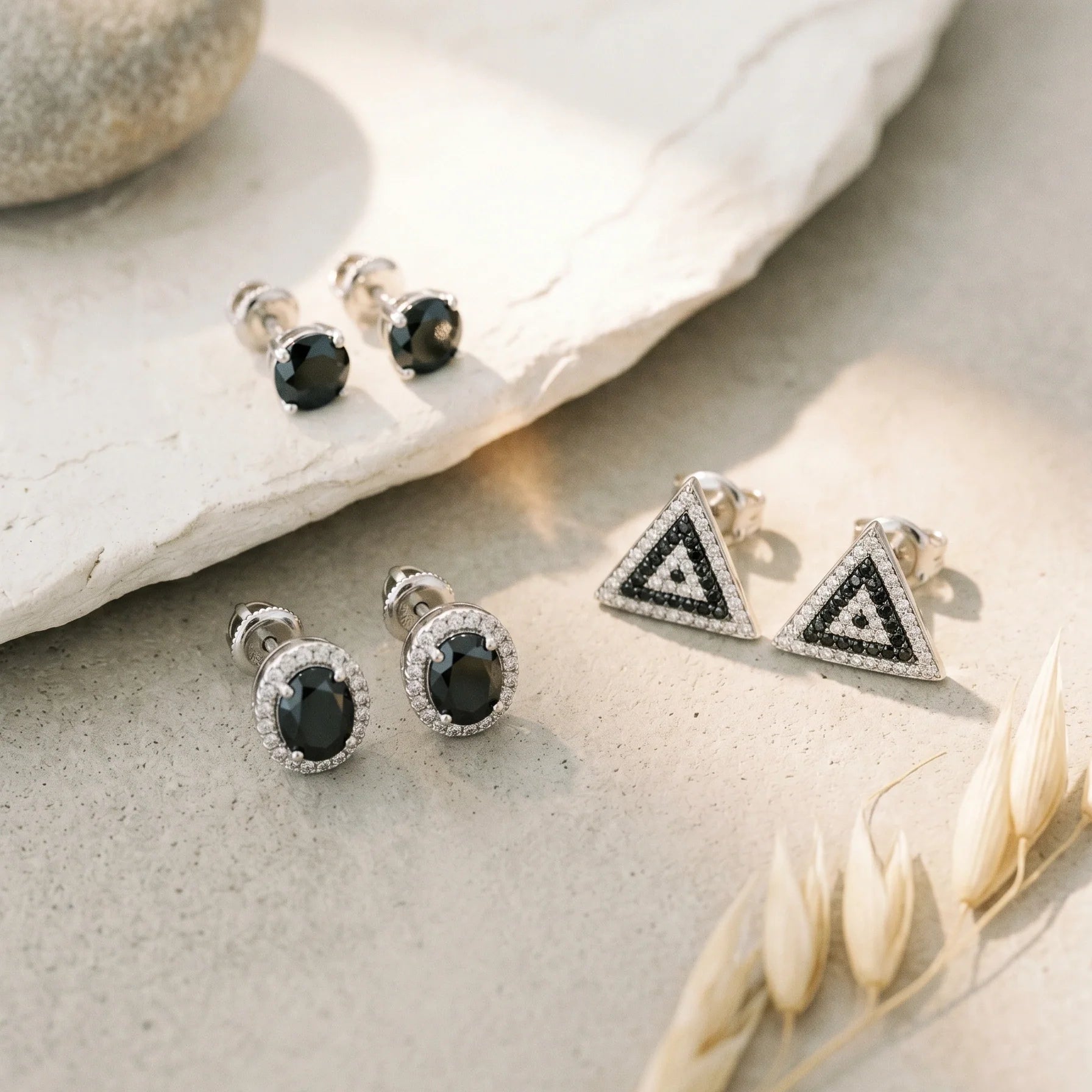 Black Diamond Earrings