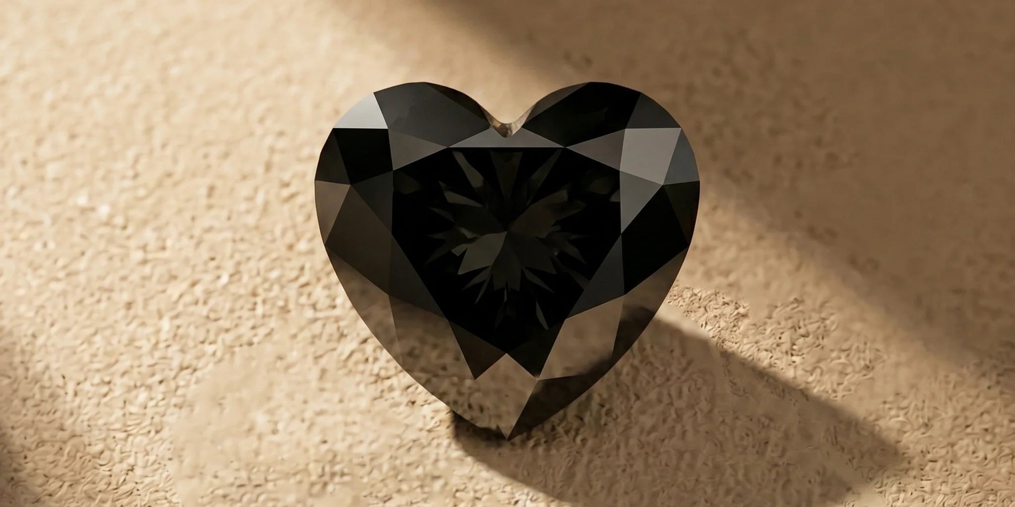 Heart Shape Black Diamond