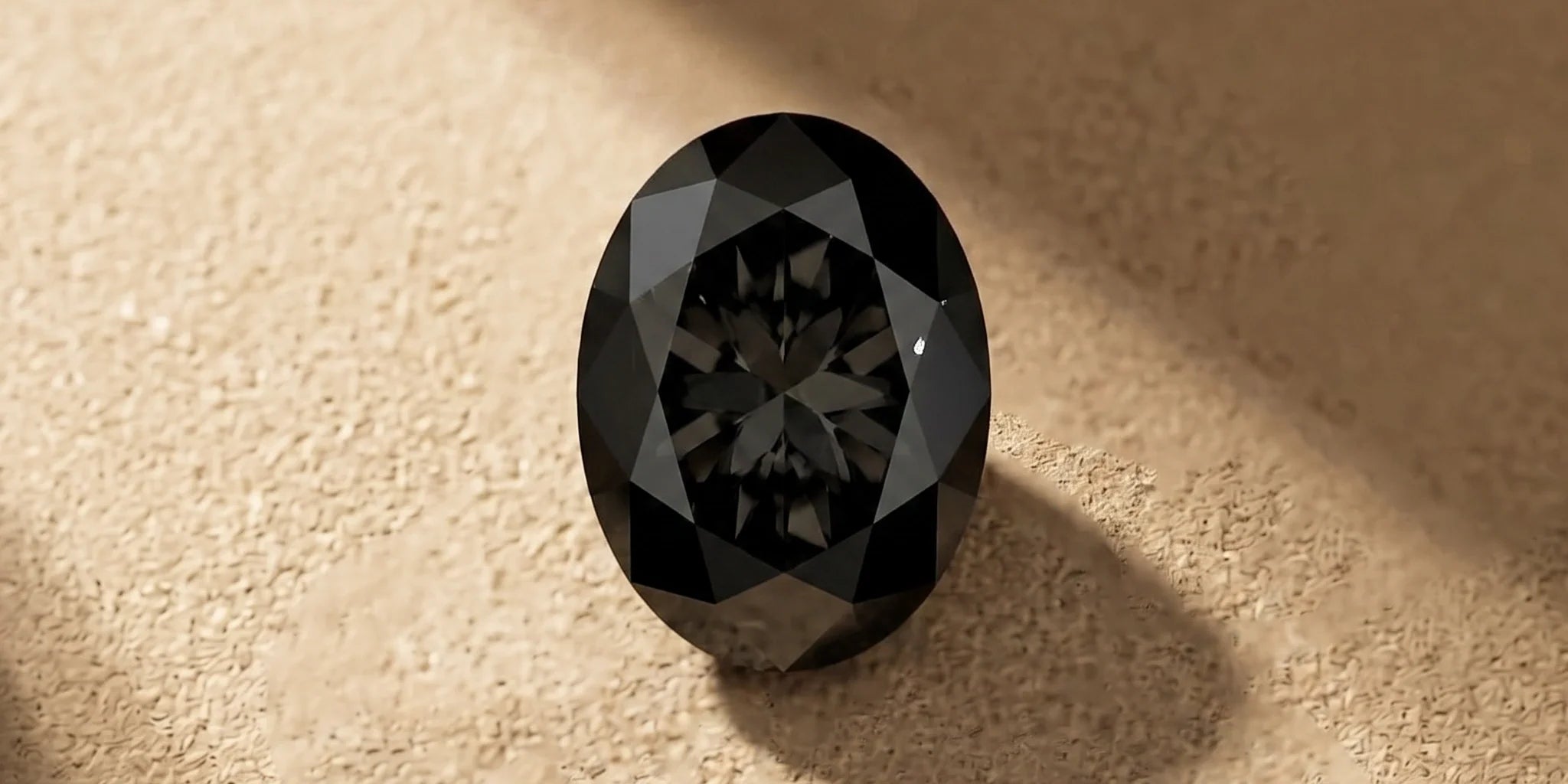 Oval Cut Black Diamond