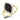 0.7ct Women’s Black And White Diamond Pave Ring