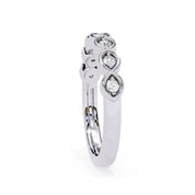 0.21 Carat Round Shape 7 Stone Diamond Wedding Band Diamond Wedding Bands
