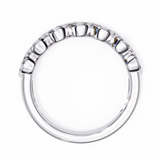 0.21 Carat Round Shape 7 Stone Diamond Wedding Band Diamond Wedding Bands