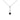 0.33 Ct Solitaire Black Diamond Pendant
