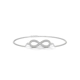 0.50 Carat Diamond Infinity Bracelet in Rose Gold