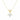 0.50 Ct Princess Cut 4 Prong Set Lab Diamond Solitaire Pendant in White Gold