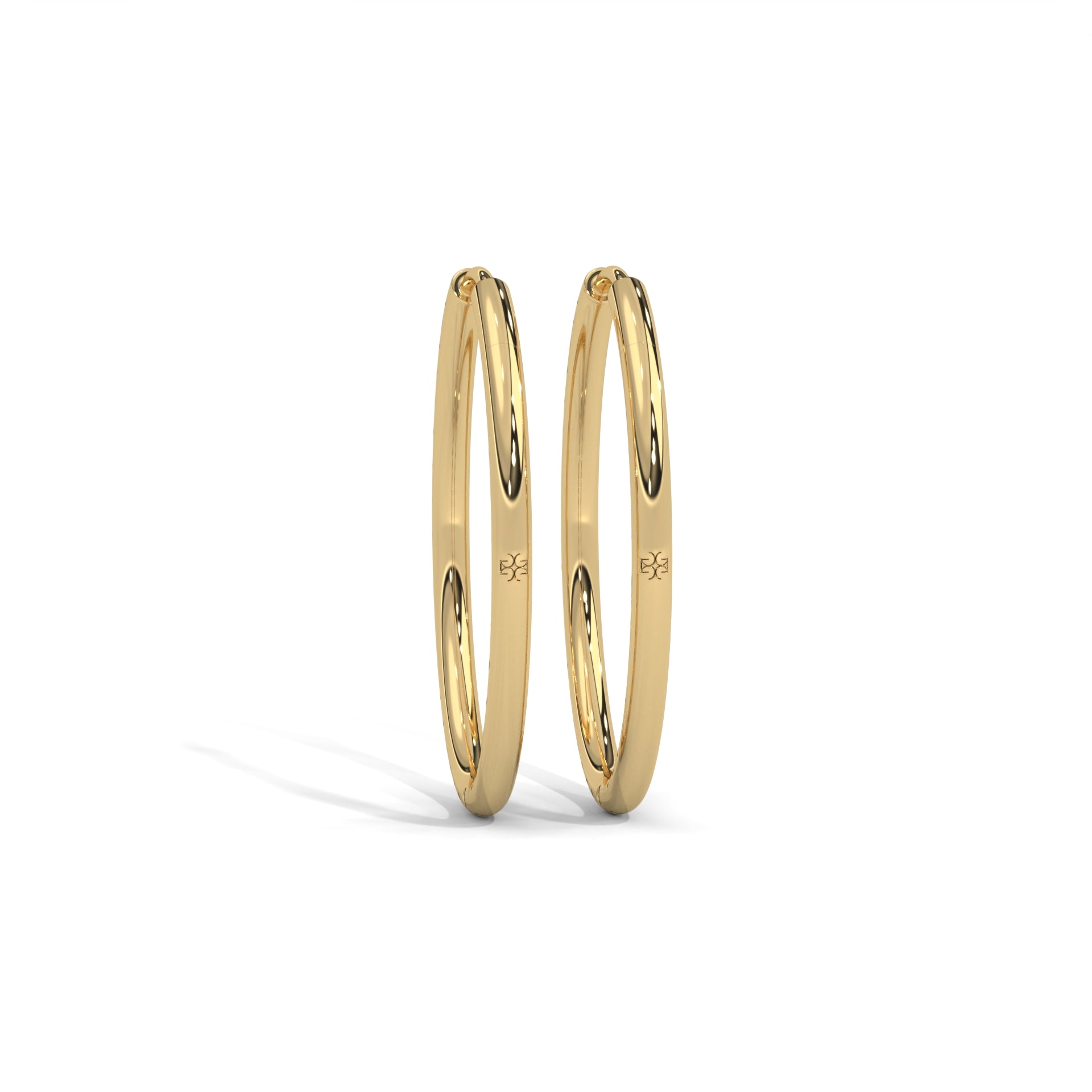 0.54ct Lab Grown Diamond Women's Hoop Earrings