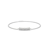 0.50 Carat Diamond Station Bracelet in Yellow Gold