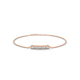 0.50 Carat Diamond Station Bracelet in Yellow Gold
