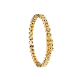 0.60 Carat Round Cut Diamond Tennis Bracelet In Yellow Gold