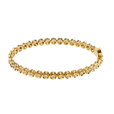 0.60 Carat Round Cut Diamond Tennis Bracelet In Yellow Gold