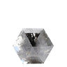 0.63 Carat Hexagon Shape Salt And Pepper Diamond