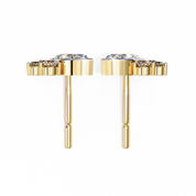 0.61 Carat Diamond Earrings Studs Marquise Design