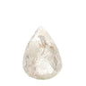 0.70 Ct Pear Shape Rose Cut Salt And Pepper Diamond