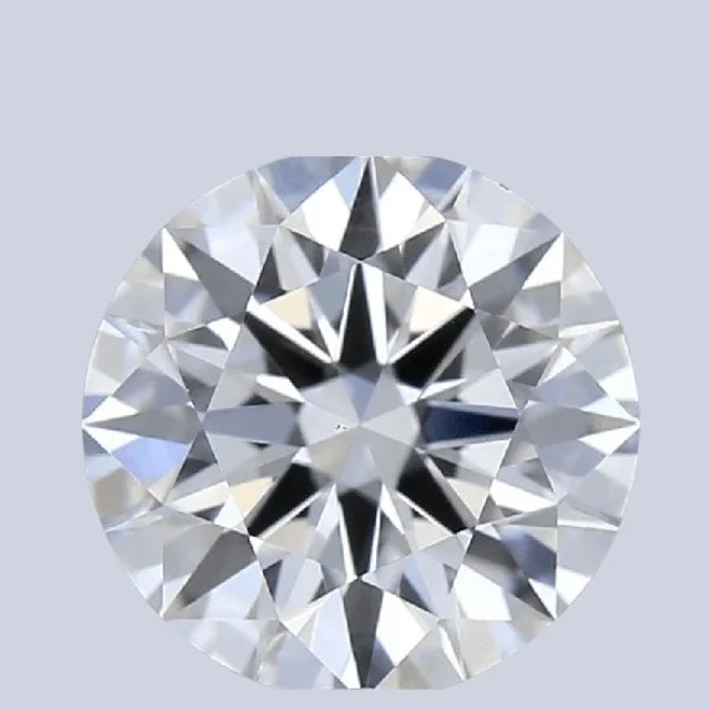 0.73 Ct Round Brilliant Cut Synthetic Diamond