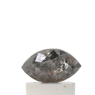 0.74 Carat Marquise Shape Salt and Pepper Diamond