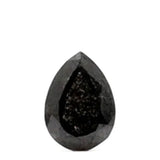 0.75 Carat Pear Cut Salt And Pepper Diamond