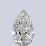 0.76 Carat Pear Shaped Man Made Diamond