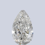 0.76 Carat Pear Shaped Man Made Diamond