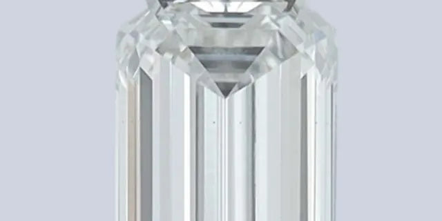 0.80 Carat Emerald Shape Synthetic Diamond