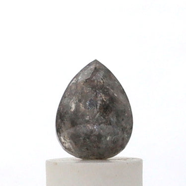 0.83 Carat Pear Shape Salt and Pepper Diamond