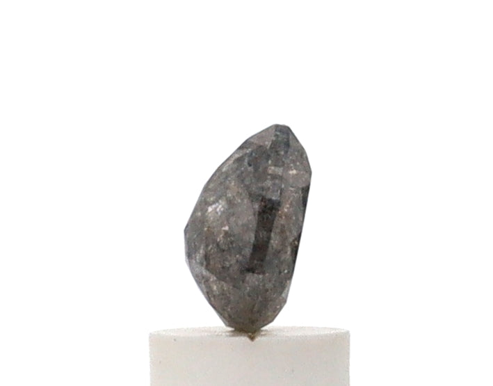 0.83 Carat Pear Shape Salt and Pepper Diamond